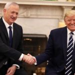 Trump et Gantz à la Maison Blanche Photo Elad Malka